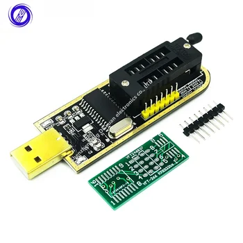 CH341A 24 25 Serije EEPROM-a (Flash) BIOS USB Programer Modul + SOIC8 SOP8 Preskusni Posnetek Za EEPROM 93CXX / 25CXX / 24CXX