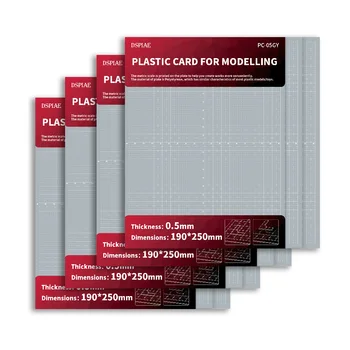 DSPIAE PC-GY Model preoblikovanja lepilo odbor Siva z lestvico Plastični model montaža proizvodnja strani DIY materialov