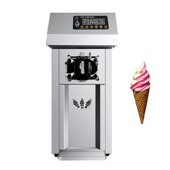 Mehko Služijo Sladoled Maker Komercialne Namizne Sladoled Pralni 1 Okus Jogurt, Sladoled avtomat 1200W