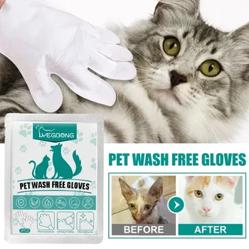 Pet Pranje Brezplačno Rokavice za Čiščenje Hišnih Stain Remover Robčki Disposabl Čiščenje, Masažo, Nego No-pranje Robčki za Pse & Mačke Dobave