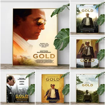 Zlato Preživetje Triler Film Plakat Filma Wall Art Natisni Slike Doma Dekor Video Soba Kino Platnu Slikarstvo