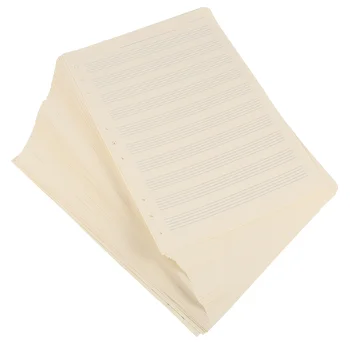 100 Listov papirja 3 mm 10 Vrstic Rokopis Papir Svoboden - Leaf Praktično Sestavo Notebook Prazno Polnjenje Papirja za Študente Osebje