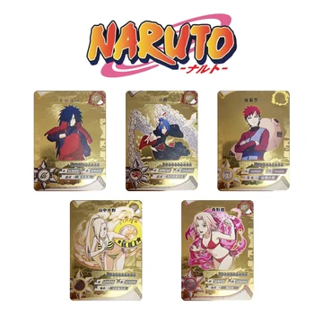 1pcs/set Naruto Ino Yamanaka Anime znakov Domače Božično darilo igre sim Kovinski Bronzing kolekcije kartico Otroci igrače