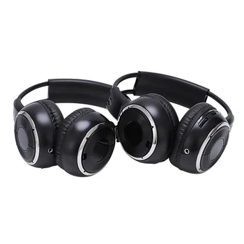 2 x Dvojni Infrardeče Brezžične Stereo Slušalke Slušalke IR Avto DVD Predvajalnik Vzglavnik