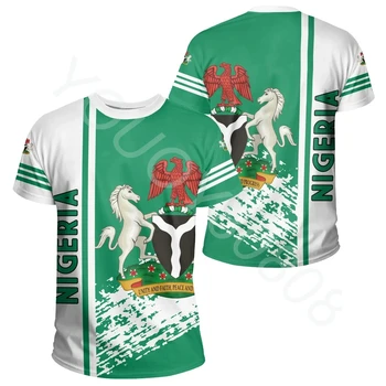 2023 Nove Priložnostne Poletje Afriške Cone Oblačila Natisnjeni Nigerijski Četrtletni Slog T-Shirt za Moške in Ženske Oblačila
