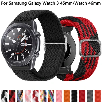 22 mm Najlon Watch Trak Za Samsung Galaxy Watch 3 45mm Band Zapestnica za Galaxy Watch 46mm S3 Meje Klasičnih Easyfit Watchband