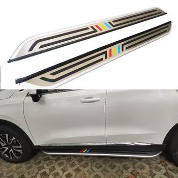 2Pcs Paše za Acura MDX 2014-2021 Aluminija Omejeno Tek Odbor Strani Korak Pedal Strani Cevi Nerf Bar