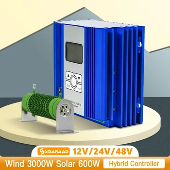 3000W Veter Solar Hybrid MPPT Krmilnik Super Povečanje Polnjenje 24V48V Vetrne Turbine, Generatorje Z Izpisa Obremenitev TTL235