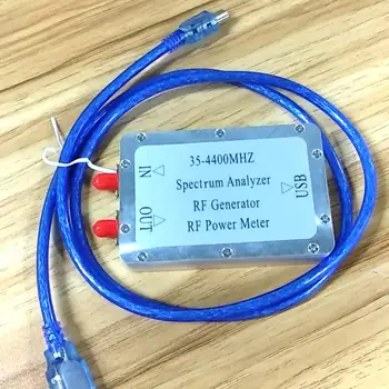 35-4400MHz signanl generator Preprost Analizator Spektra frekvenca Zamah signal vir moči meter kabla usb