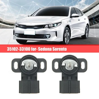 35102-33100 Plin Senzor Položaja Avtomobilsko-TPS Senzor za-Hyundai-Kia Sedona Sorento 2Pcs