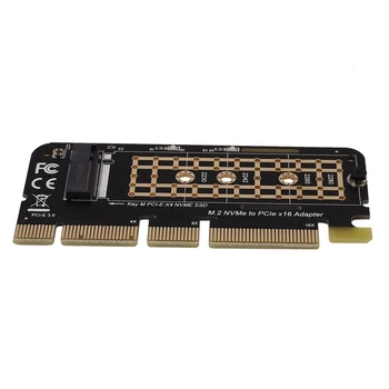 3X M. 2 Nvme SSD Da PCI-E X16, Pretvornik Kartico NGFF M-Tipko M. 2 Pcie PCI-Express X4/X8/X16, ssd Disk vmesniško Kartico