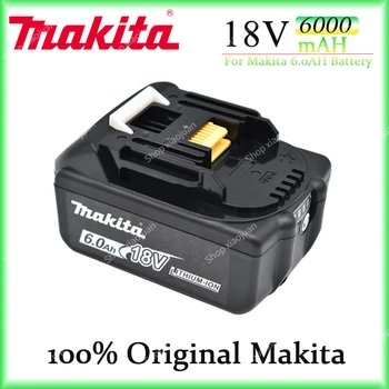 6000mAh 18V Makita Original Z LED litij-ionska zamenjava LXT BL1860B BL1860 BL1850 Makita polnilna moč orodje na baterije