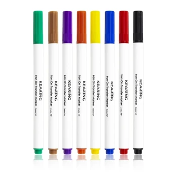 8 Barve Neobvezno Infusible Marker,Termalnih Marker Svinčnik Sublimacija Pero za Vrč-Pritisnite/Heat Press