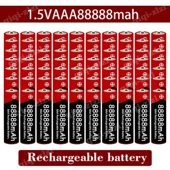 88888 MAh Visoka Zmogljivost Razred AAA Polnilne Baterije, Prvotno 1,5 V, ki je Primeren za LED Luči, Igrače, MP3 in Druge Naprave, 