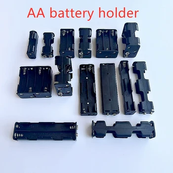 AA dolg trak baterije imetnik s sponko AA baterije polje s sponko 2/3/4/8XAA back-to-back baterije nosilec vrsto povezave