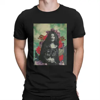 Ameriški Rock Glasbeniki Iz leta 1970 Moški TShirt Janis Joplin Crewneck Vrhovi Fabric Majica s kratkimi rokavi Smešno Vrh Kakovosti Rojstni dan Darila