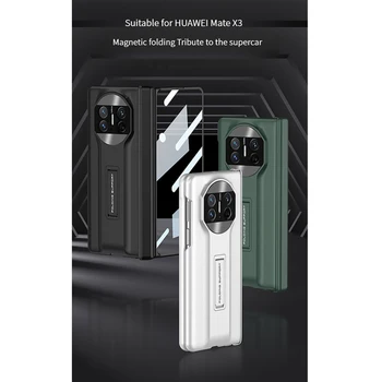 Anti-peep HD Kaljeno Steklo Screen Protector Nazaj Lupini Celoti Pokriti Zaščitni ovitek za Huawei MateX3