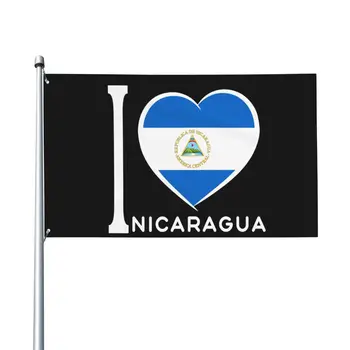 Flagnshow 100% Poliester, Ki Sem Ljubezen, Nikaragva Zastavo