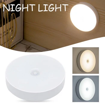 Inteligentno Brezžično Telo Senzor Lučka USB Polnilna LED Dnevne Energije-Varčevanje Noč Luč za Sobo, Kuhinjo, Kabinet Oltarja