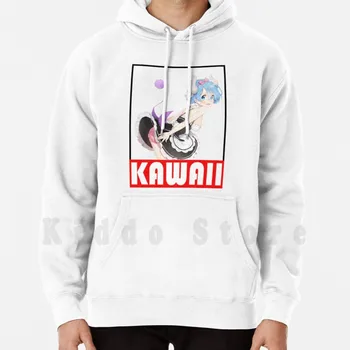 Kawaii Devica Rem hoodies dolg rokav Devica Kawaii Ecchi Pantsu Hentai Rem Anime Manga na Japonskem Oppai
