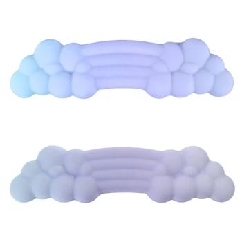 Mehko Cloud-obliko Zapestje Podporo Tipke za Tipkovnico in Miško PainRelief Roko Zapestje Mat Silikonske Blazinice Dropship