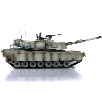 RC Tank HENG LONG Igrače 1/16 Sneg 7.0 Prilagodite Abrams 3918 360° Kupolo Sod Recoil pod Nadzorom Igrače za Odrasle TH17839-SMT7