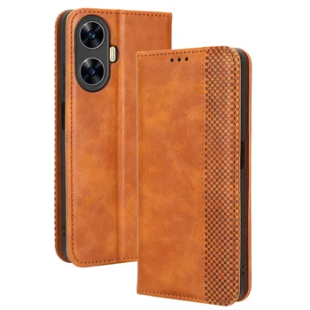 Telefon Primeru Za NASPROTNEGA Realme C55 4G flip magnetni zaščitna torbica za NASPROTNEGA Realme C55 RealmeC55 denarnice tip Zaščitni rokav