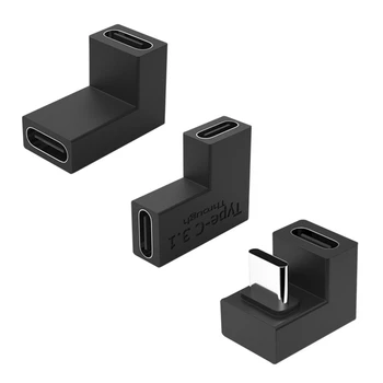 USB 3.1 Tip C Adapter Moški Moški Extender 20Gbps Sinhronizacijo Podatkov Pretvornik Priključite