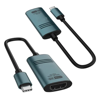 USB-C HDMI je združljiv Adapter Plug and Play Splitter polje Multi-funkcijo Razširitvene Zaslona Delitev USB pretvornik Zaslona Delitev