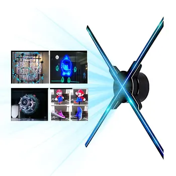 Velikih Led Holografski Zaslon Ljubitelj 3d Strokovno Hologram Projektor Fan