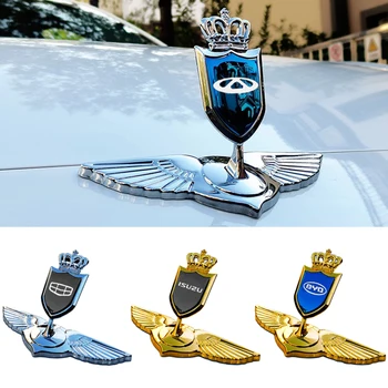 Visoko kakovost Za Buick Spremenjen Kovinski 3D Stoji Avto Spredaj Kapuco Emblem Nalepke Kota Krila Emblem Značko Namenske kapuco logotip