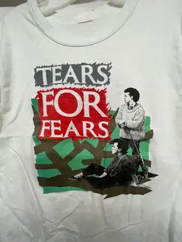 Vtg 80. Solze za Strahovi Pesmi iz Big Stol 1985 Tour T shirt AN19879