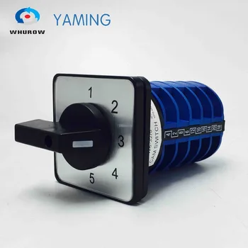 Yaming Električni Rotacijski YMW26-32/5 električne Kombinacija Prehod cam stikalo 32A 5 poljaki 5 pozicije v 5 od 5
