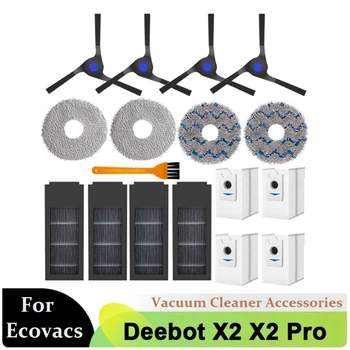Zamenjava Pribor Za Ecovacs Deebot X2 X2 Pro / X2 Omni Robot Sesalniki Čistejši Strani Krtačo Filter Mop Krpe Vrečko Za Prah